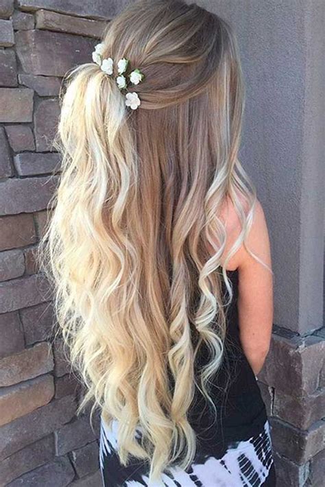 Man braids + hard part. 15 Homecoming Hairstyles for Long Hair To Glam Your Look ...