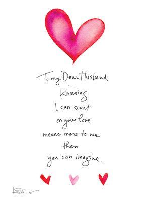 Dear Husband Valentine | Valentines card for husband, Husband valentine ...