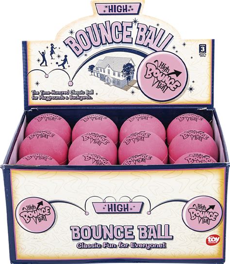 2 5 Rubber Pink High Bounce Ball Toys To Love
