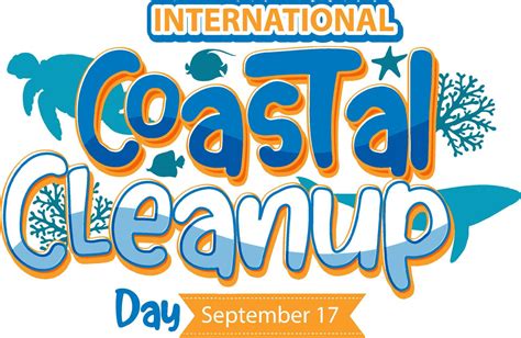 International Coastal Cleanup Day Poster 8683351 Vector Art At Vecteezy