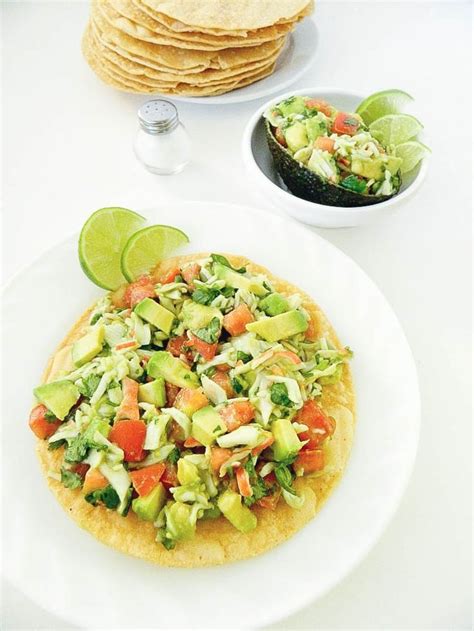 Crab Tostadas With Avocados From Mexico Iloveavocados Spanglish