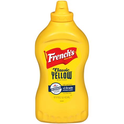 Frenchs Classic Yellow Mustard Squeeze Bottle 30 Oz