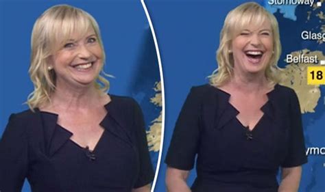 Bbc Weather ‘look At That Guilty Smile Carol Kirkwood Slips Up Tv