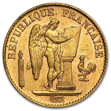 French 20 Franc Gold Coin Angel Steinmetz Coins And Currency