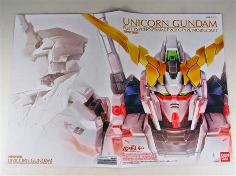 Gundam Guy Pg 160 Rx 0 Unicorn Gundam Runners And Manual Preview By