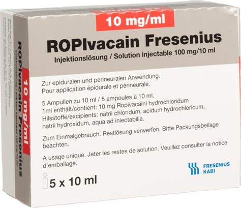 Maybe you would like to learn more about one of these? Ropivacain Fresenius 10mg/ml 5 Ampullen 10ml in der Adler ...