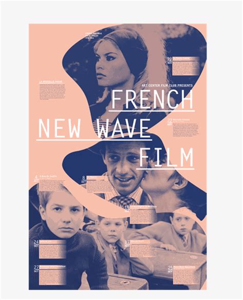 French New Wave Film Poster By Carrie Chang Via Behance French New