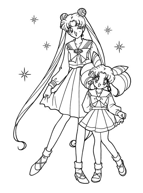 Dibujos De Sailor Moon Para Colorear Pintar E Imprimir Gratis