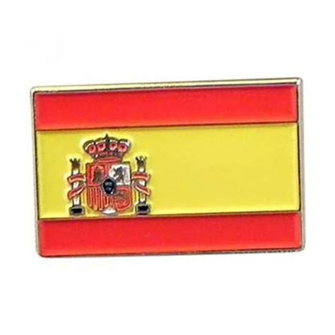 Spain Spanish Flag Metal Enamel Lapel Tie Pin Badge A Great T Idea Presented In A Luxury