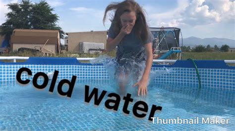 Jumping In A Cold Pool For 5 Youtube