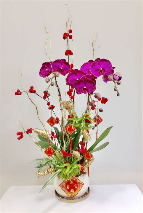 Chinese New Year Orchid Chinese New Year Flower Flower Arrangements