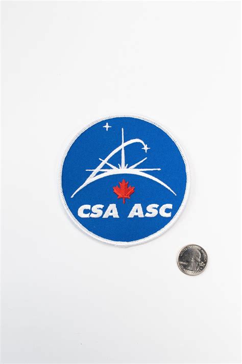 Canadian Space Agency Csa Patch Csa Canadian Design Agency