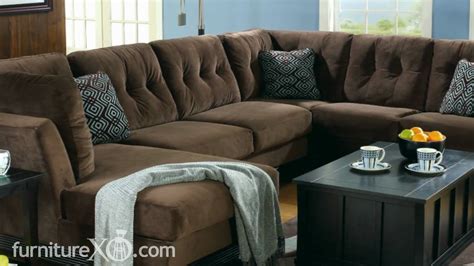 At ashley food company, we do one thing. Peyton - Espresso Sectional Living Room Set by Signature ...