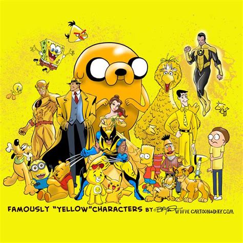 Famous Yellow Characters Ryellow