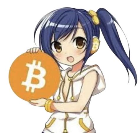 Bitcoin Anime Girl Милые пары Иллюстрации Абстрактное