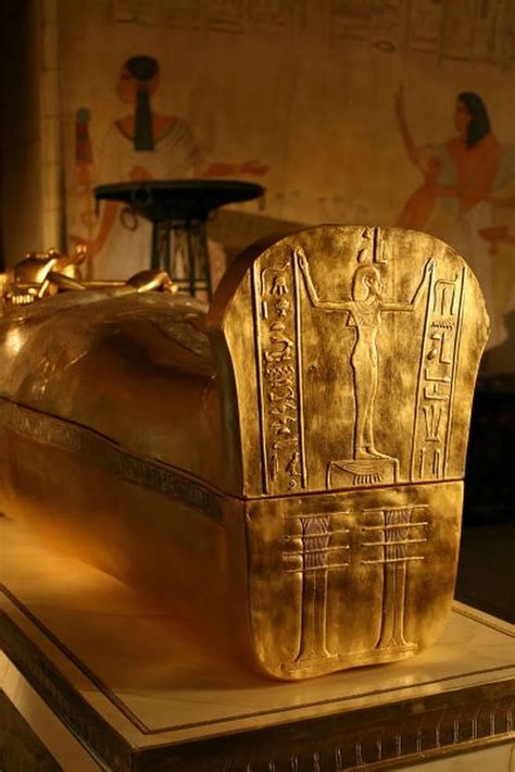 Sarcophagus Of Tutankhamun 18 Dynasty Egypt Herbert Knapp