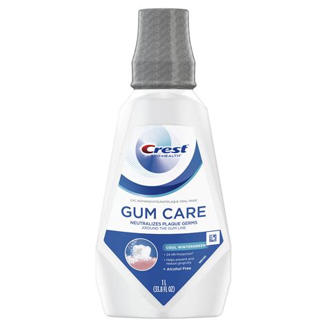 Crest Gum Care Mouthwash Cool Wintergreen 1l 338 Fl Oz
