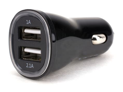 Need something to wear for usb port car charger? USB Car Charger - 2 Port, 5V 1A/2.1A, Black | Computer ...
