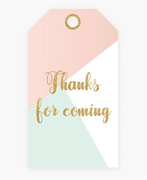 Thank You Printable Labels Png Thank You For Coming Tag Printable
