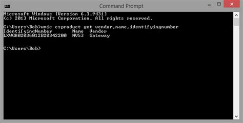 How To Get A Computers Serial Number With A Command Line Tool Lifehack