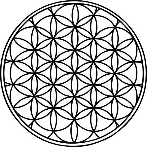 Flower Of Life Clipart Design Free Clip Art