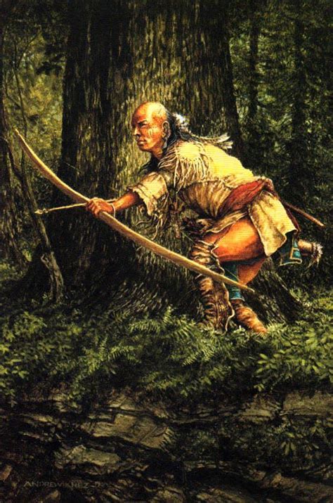 Bow Hunting Of The Woodland Indians By Andrew Knez Artist Andrew