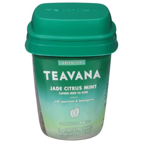 Save On Teavana Green Tea Sachets Jade Citrus Mint Order Online