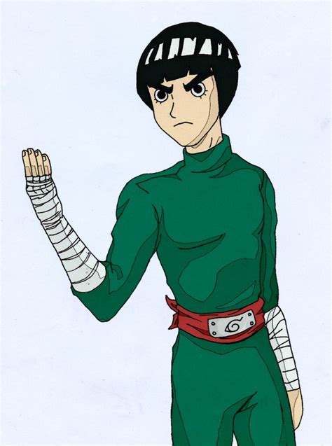 Rock Lee Colored By Yuriluvher Fanart Central