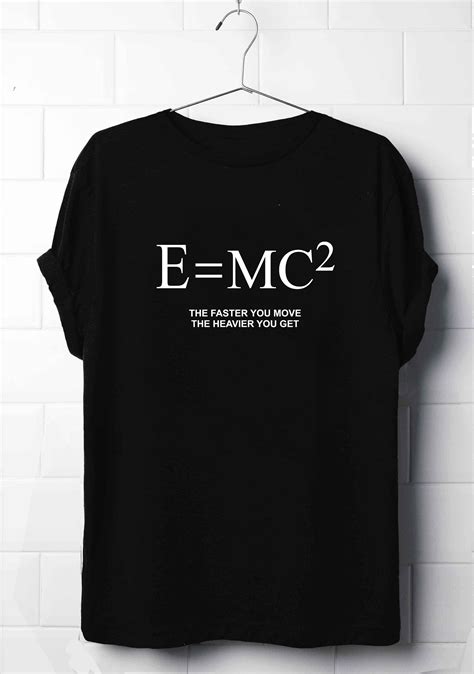 Geek T Shirt Emc2 T Shirt Funny Physics T Shirt Mens Etsy Physics
