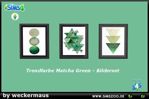Blackys Sims 4 Zoo Green Paintings Sims 4 Color Trends