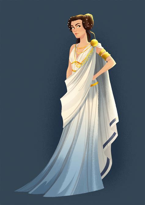 Mrs Zimmerman Daryshkart Princess Leia As Greek Goddess For Ancient Greek Dress Greek