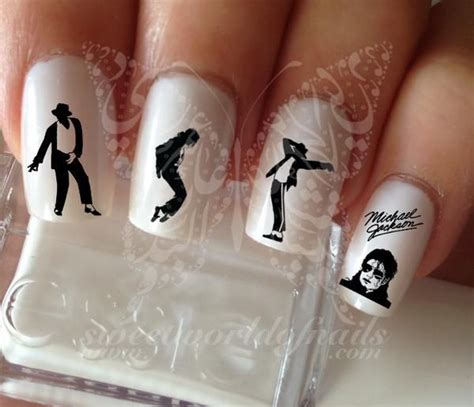 Michael Jackson Nail Water Decals Transfers Best Nail Art Designs