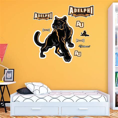 Adelphi Panthers Logo Wall Decal Shop Fathead For Adelphi Panthers Decor