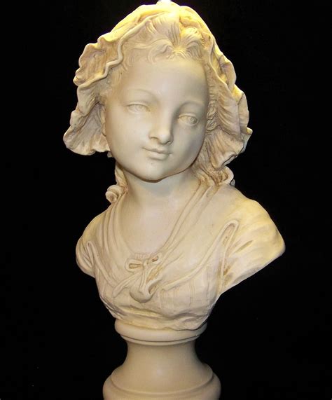 Antique Victorian Age Bust Of French Maid Antiques Victorian Bust