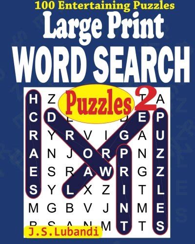 Pdf⋙ Large Print Word Search Puzzles 2 Volume 2 By J S Lubandi
