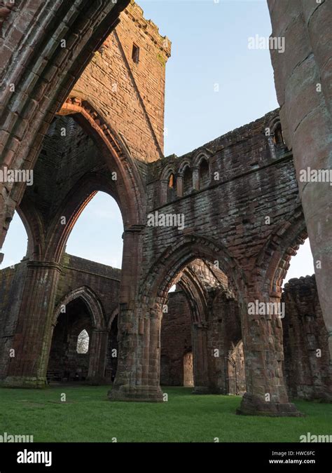 The Ruins Of Sweetheart Abbey Also Known As Abbey Of Dulce Cor In