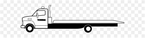 Semi Truck Flatbed Clipart Clip Art Library Kulturaupice