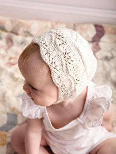 The cute knitted piece will definitely complement your kid's everyday outfit. Knitting pattern for Jasmine Baby bonnet lace baby hat ...