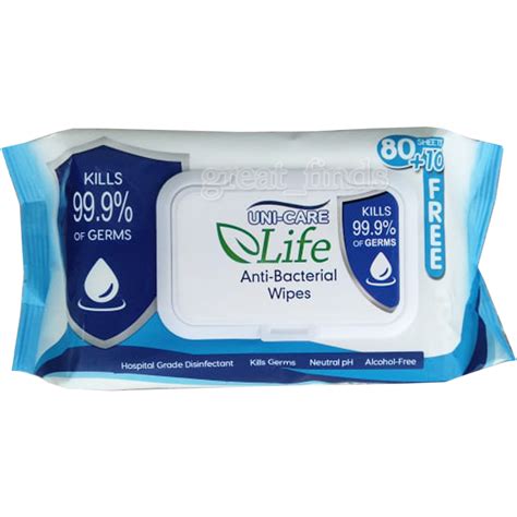 Uni Care Life Anti Bacterial Wipes 8010 Sheets Free Lazada Ph