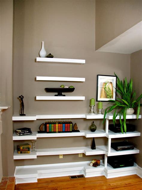 Del hutson designs ziggy 6.125 in. Built In Bookshelves and Floating Shelves | HGTV