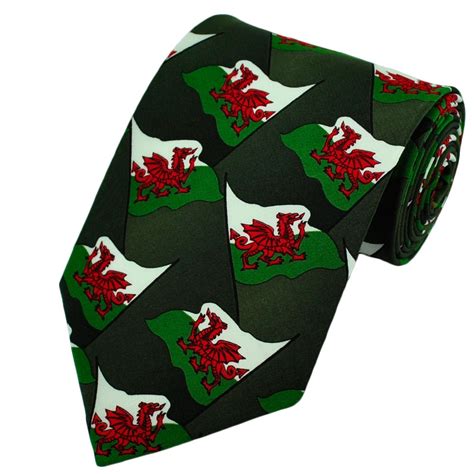 Wales Flag Silk Tie From Ties Planet Uk
