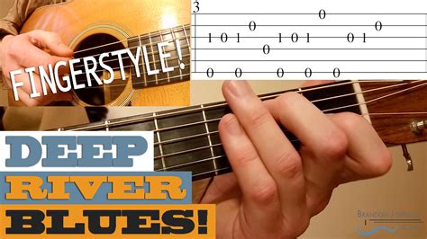 Deep River Blues Doc Watson Style Intermediate Guitar Lesson With