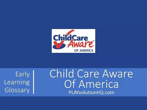Child Care Aware Of America Playvolution Hq