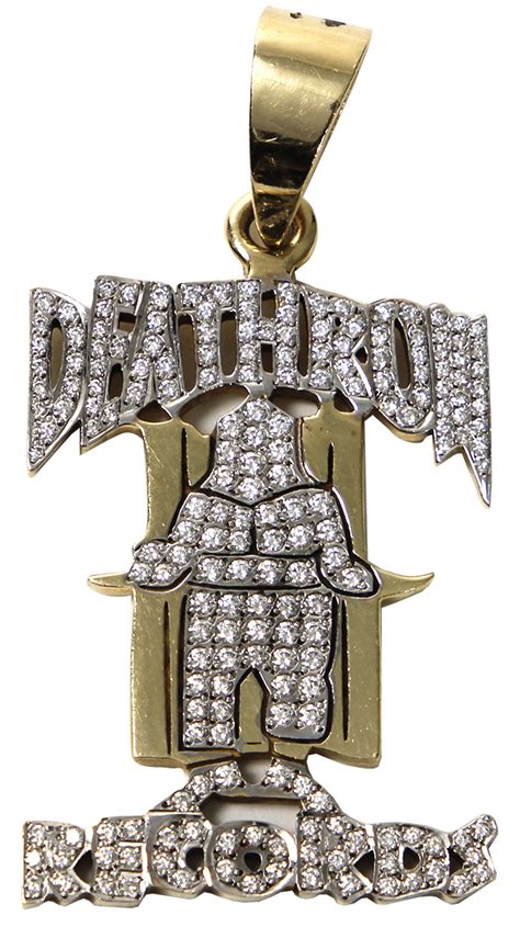 Lot Detail Iconic Tupac Shakur Worn 14kt Gold And Diamonds Death Row