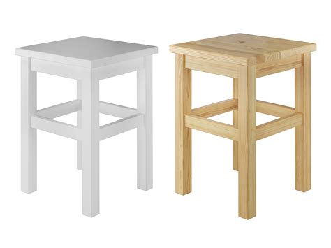 Der ergonomische stuhl für eine optimale körperhaltung. Holzhocker Massivholzsitz ohne Lehne in Kiefer massiv oder ...
