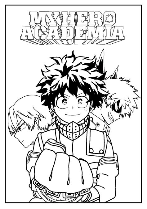My Hero Academia My Hero Academia Coloring Pages Colouring Pages