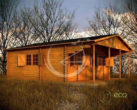 Eco One Room Log Cabin Det 6m X 775m Log Cabin Ireland