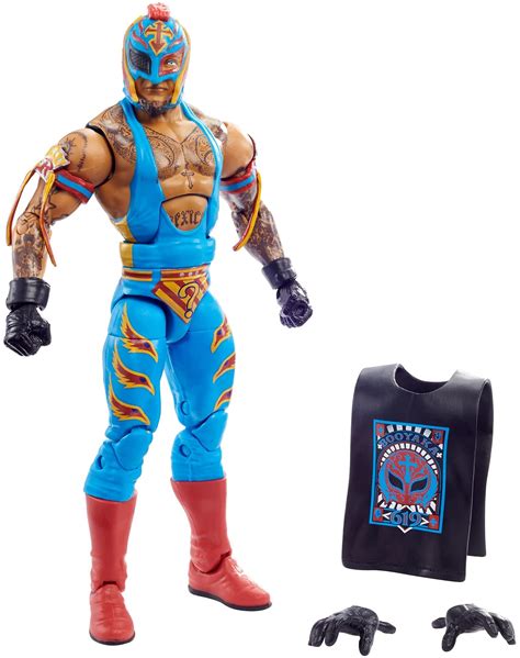 Buy Wwe Rey Mysterio Elite Collection Series 89 Action Figure 6 In