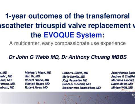 Transfemoral Transcatheter Tricuspid Valve Replacement With The Evoque