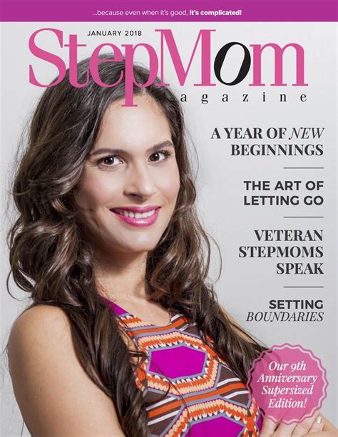 Inside The January 2018 Issue StepMom Magazine Step Moms Art Of